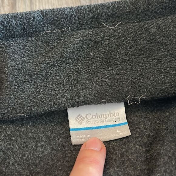 GIRLS COLUMBIA FLEECE FULL ZIP JACKET SIZE LARGE - Picture 4 of 4
